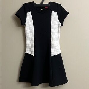 Young Dimensions Stylish Black and White Kids Dress